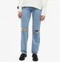 Джинсы женские Ksubi Playback Authentik Trashed Denim Jeans Light Blue WCO23DJ002