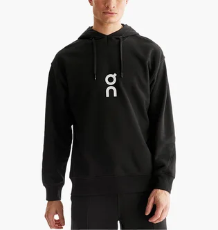 Худи мужское On Hooded Sweatshirt Club Hoodie Black 1ME10030553