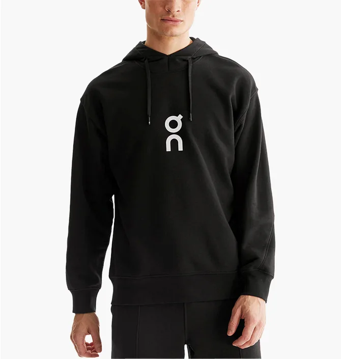 Худи мужское On Hooded Sweatshirt Club Hoodie Black 1ME10030553
