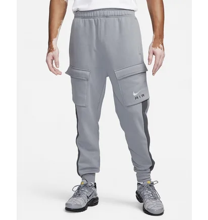 Штани чоловічі Nike Air Fleece Cargo Pants Grey FN7693-065