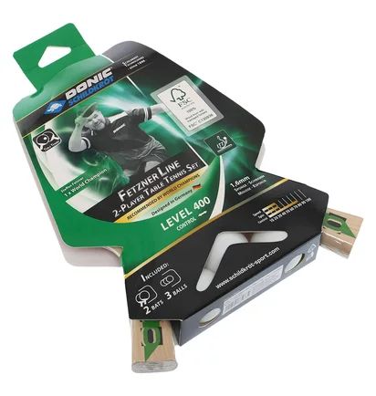 Набор для настольного тенниса Donic Fetzner 400 Fsc 2-Playet Set Black DT1-788468