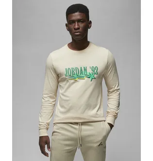 Лонгслив мужской Air Jordan Brand MenS Long-Sleeve T-Shirt Beige DV1469-219