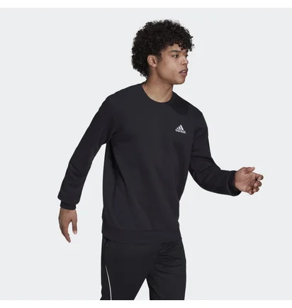 Свитшот мужской Adidas Essentials Fleece Sweatshirt Black Gv5295