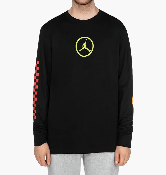 Свитшот мужской Air Jordan Sport Dna Long-Sleeve T-Shirt Black CV3000-010