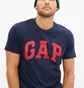 Футболка мужская Gap V-Basic Logo T Blue 550338-04