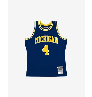 Майка унісекс Mitchell & Ness Michigan State Chris Webber 1991 Swingman Jersey Blue SMJY4437-UMI91CWEASBL