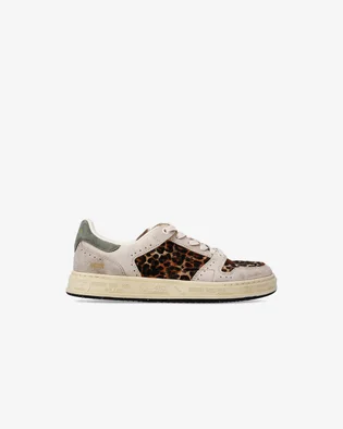 Кросівки жіночі Premiata Quinn Var.7647 Beige/Brown QUINND-7647