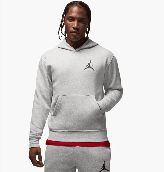 Худи мужское Air Jordan Jumpman Fleece Grey IM9795-050