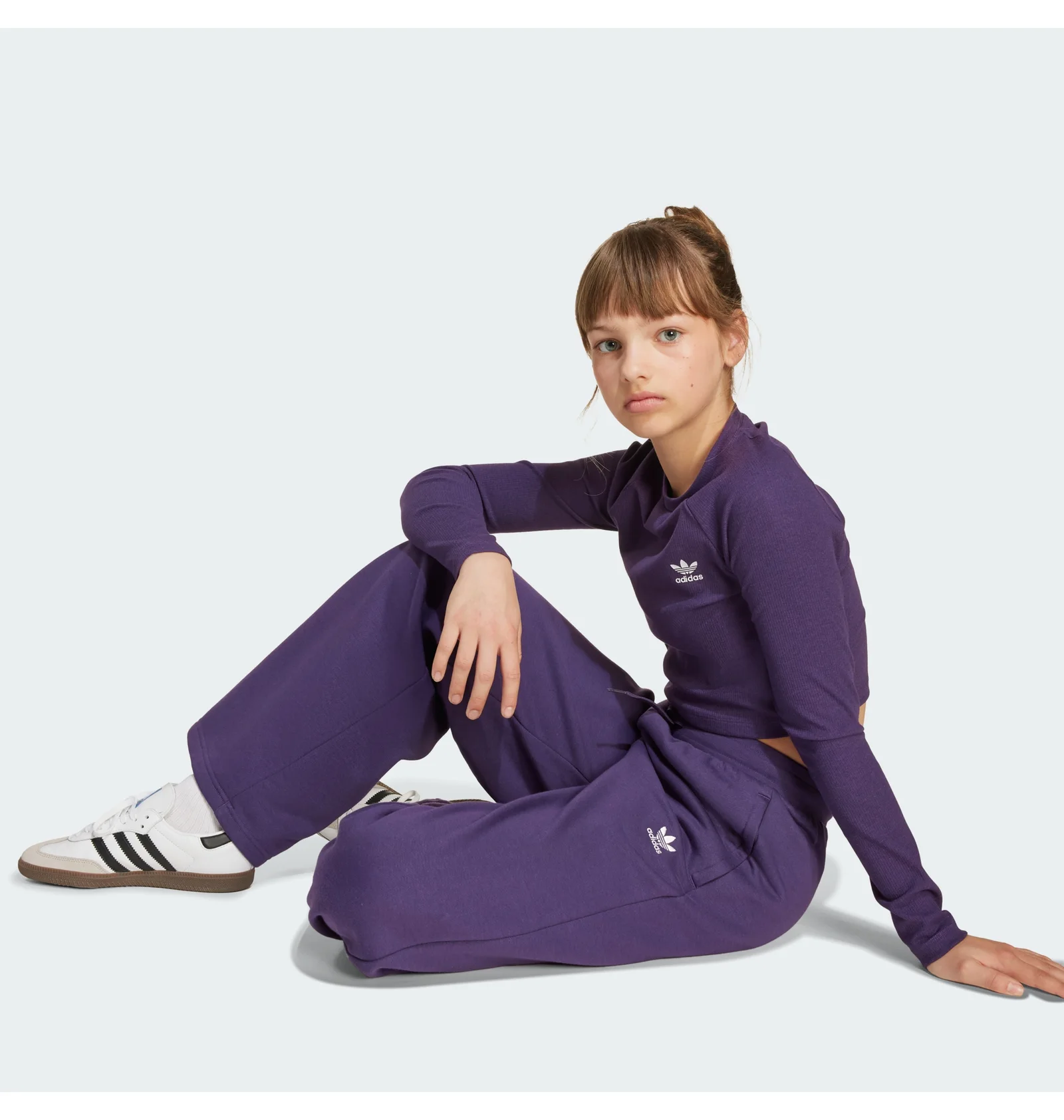 ᐉ Штаны детские Adidas Wide Leg Violet JX2783 - купить в интернет