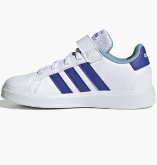 Кроссовки детские Adidas Grand Court Elastic Lace And Top Strap Sportswear White HP8915