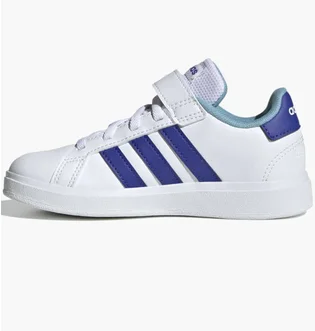 Кроссовки детские Adidas Grand Court Elastic Lace And Top Strap Sportswear White HP8915