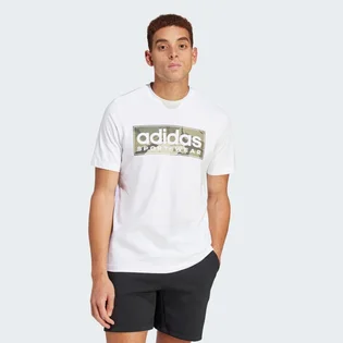 Футболка чоловіча Adidas Camo Linear Graphic White IN6473