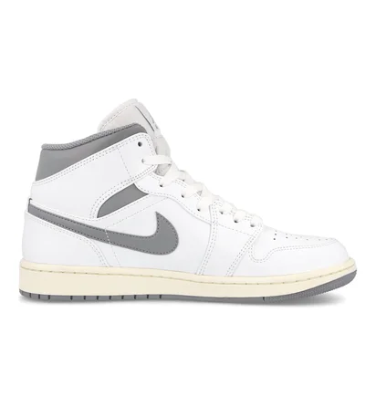 Кроссовки мужские Nike Air Jordan 1 Mid Neutral White 554724-135