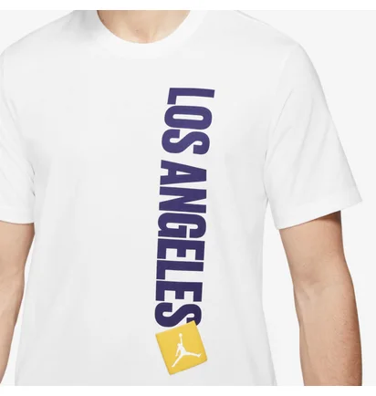 Футболка мужская Air Jordan Nba Los Angeles Lakers White DV5819-100