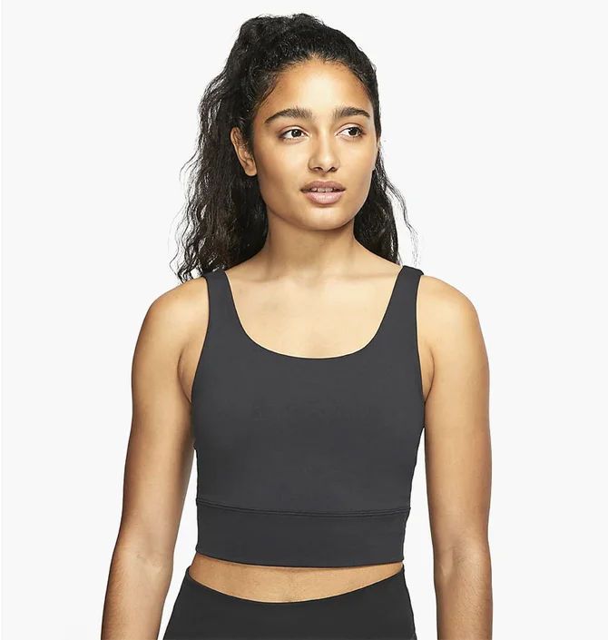 Топ жіночий Nike W Yoga Luxe Crop Tank Black Cv0576-699