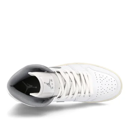 Кроссовки мужские Nike Air Jordan 1 Mid Neutral White 554724-135