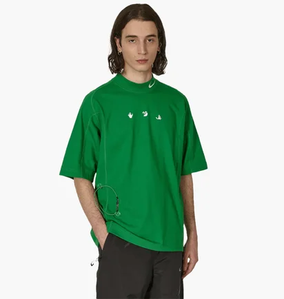 Футболка унисекс Nike X Off-White™ Short-Sleeve Top Green DV4401-389