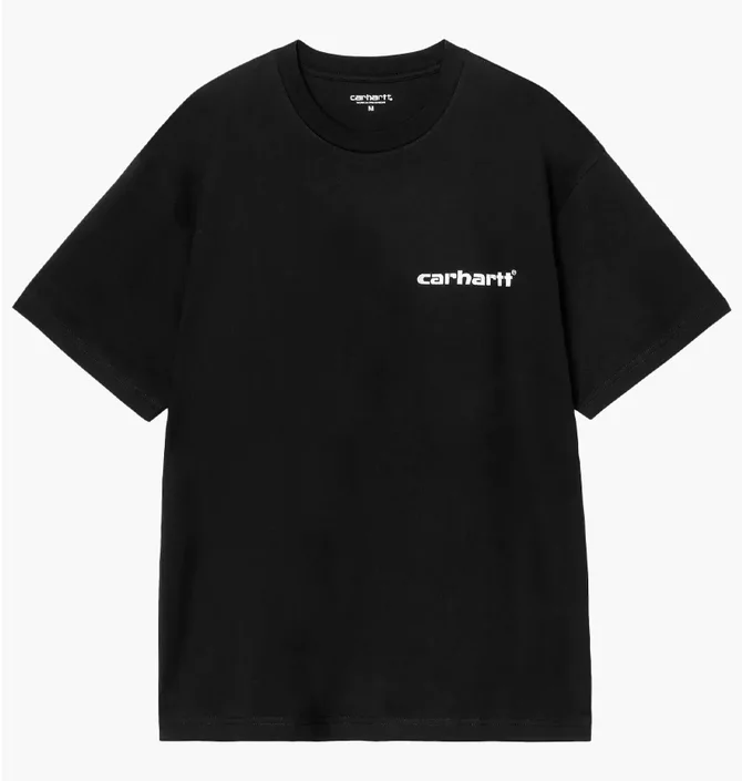Футболка унісекс Carhartt WIP Caps Black I036012-89XX