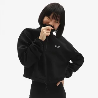 Кофта женская Vans Left Chest Half Zip Fleece Black VN0A4R97BLK1