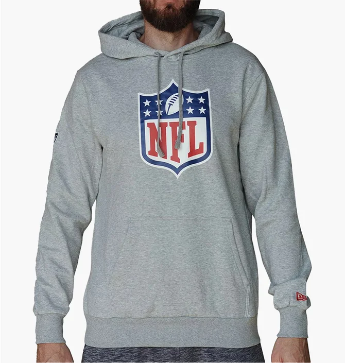 Худи мужское NEW ERA Nfl Generic Logo Hoodie Grey 60416768