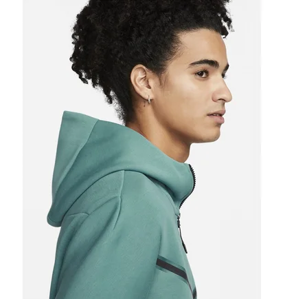 Толстовка чоловіча Nike Nsw Tch Flc Hoodie Fz Wr Turquoise Cu4489-381