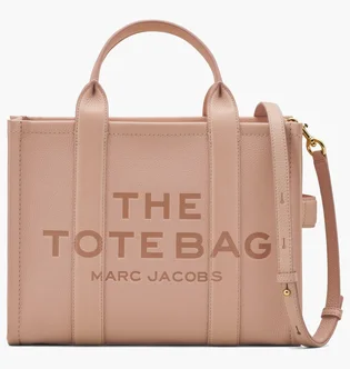 Сумка жіноча Marc Jacobs The Leather Medium Tote Bag Peach H004L01PF21-ROSE-64215