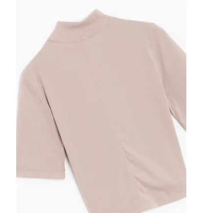 Футболка женская Nike Sportswear Essentials Rib Mock Neck Top Peach DV7958-272