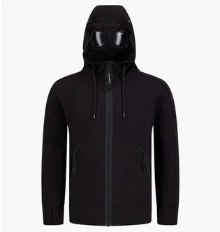 Толстовка мужская C.P. Company Diagonal Raised Black RCCMSS715A-005086W