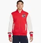 Бомбер мужской Nike Retro Varsity Red/White DZ2551-657
