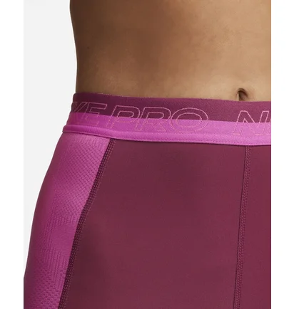 Леггинсы женские Nike Pro WomenS High-Waisted 7/8 Training Leggings With Pockets Bordo DX0063-653