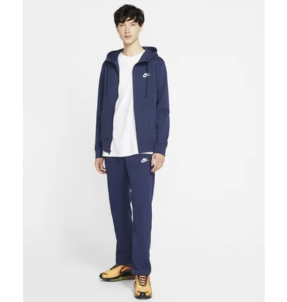 Толстовка чоловіча Nike Sportswear Club Fleece Blue BV2645-410