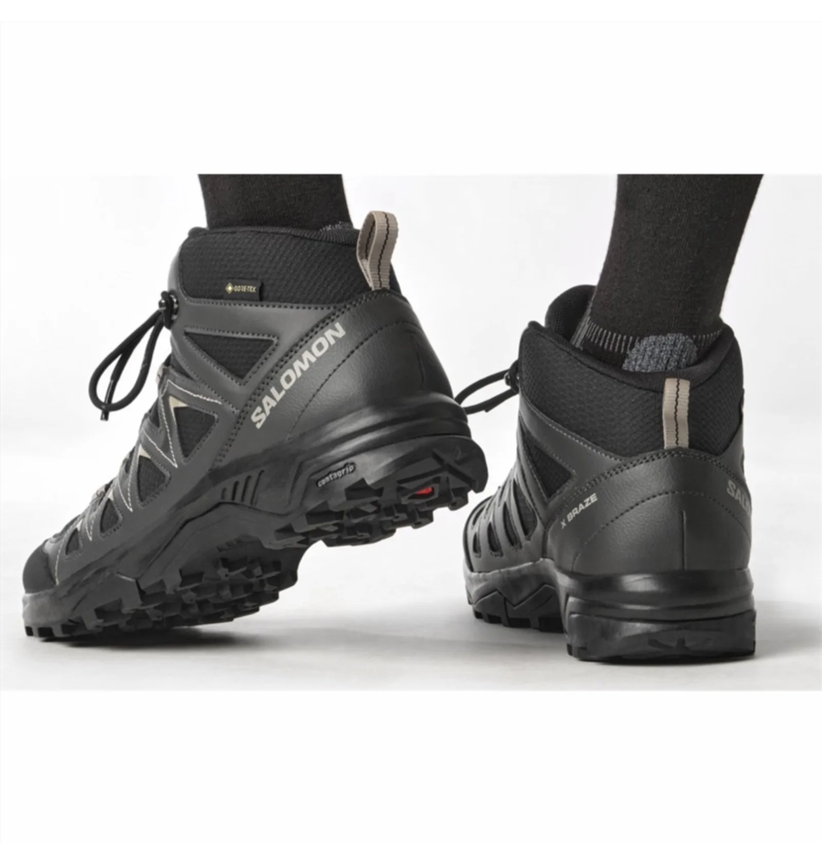 ᐉ Ботинки мужские Salomon X Braze Mid Gtx Black 471748 - купить в