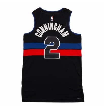 Майка мужская Air Jordan Dri-Fit Nba Swingman Jersey Detroit Pistons Statement Edition Cade Cunningham Black DO9525-426