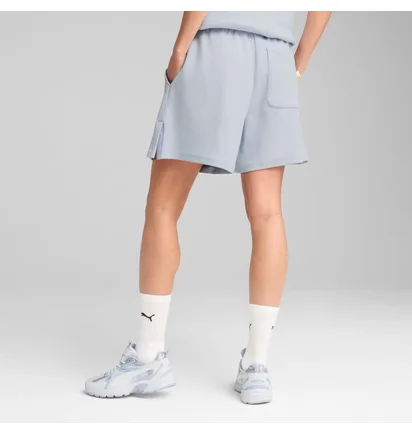 Шорты женские Puma Her High-Waist Shorts Light Blue 685062-47