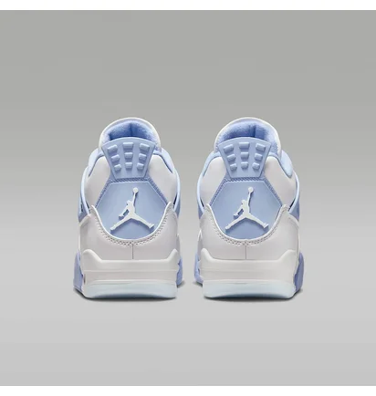 Кроссовки женские Air Jordan 4 Retro Forget Me Not White/Light Blue HV0823-100