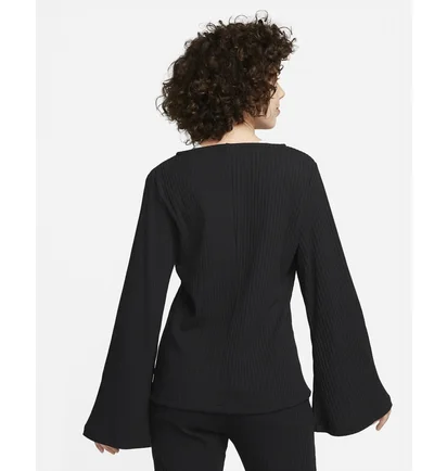 Лонгслив женский Nike W Nsw Rib Jrsy Ls Top Black DV7866-010