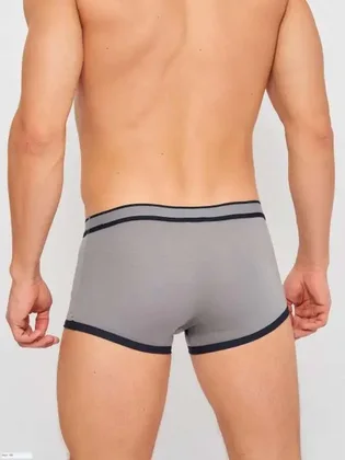 Труси чоловічі Kappa Boxer Uomo Elastico Logo Centrato Grey (1 шт) K1231-GRIGIOUNITO