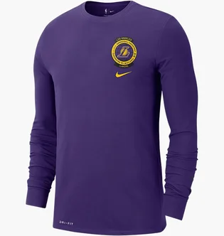 Лонгслив мужской Nike Los Angeles Lakers Crest Logo Violet CK8656-547