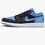 Кросівки чоловічі Air Jordan 1 Low Shoes Black/Blue 553558-041