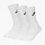 Шкарпетки унісекс Nike U Nk Nsw Everyday Essential Cr White (3 пари) Dx5025-100