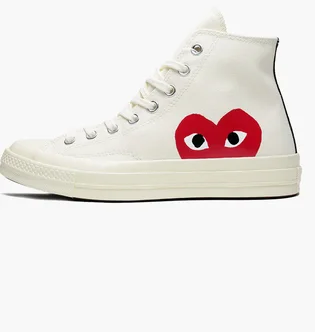 Кеды унисекс Comme des Garcons Play X Chuck 70 Shoes Beige 150205C