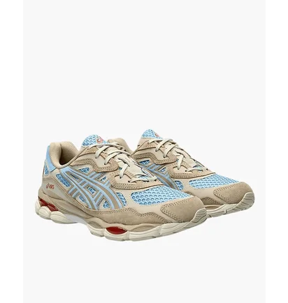 Кросівки унісекс Asics Gel-Nyc Beige/Light Blue 1203A372-401