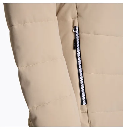 Куртка женская CMP Jacket Zip Hood Mechanical Str Beige 34W4586-A435