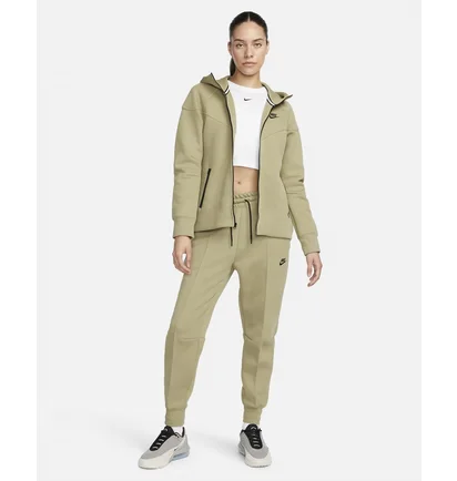 Толстовка жіноча Nike Sportswear Tech Fleece Windrunner Full-Zip Hoodie Olive FB8338-276