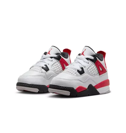 Кросівки дитячі Air Jordan 4 Retro Red Cement White BQ7670-161
