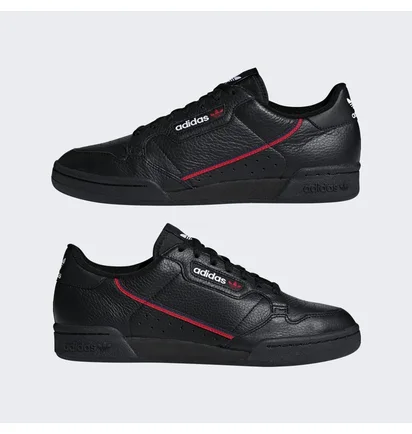 Кроссовки мужские Adidas Continental 80 Shoes Black G27707