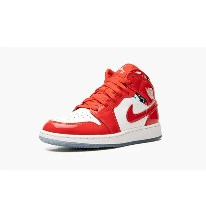 Кроссовки детские Air Jordan Air 1 Mid Se Red Dc7248-600