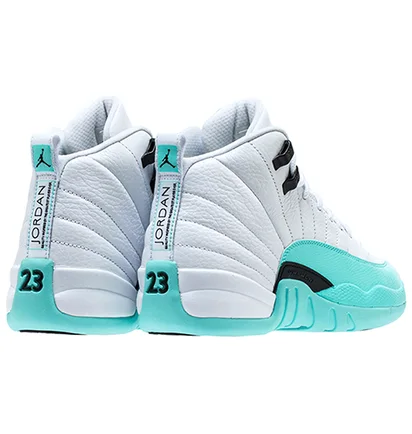 Кросівки дитячі Air Jordan 12 Gs White/Turquoise 510815-100