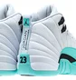 Кросівки дитячі Air Jordan 12 Gs White/Turquoise 510815-100