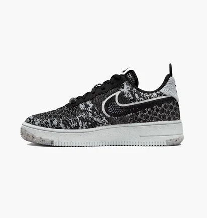 Кроссовки детские Nike Af1 Crater Flyknit Nn Black/Grey Dm1060-001